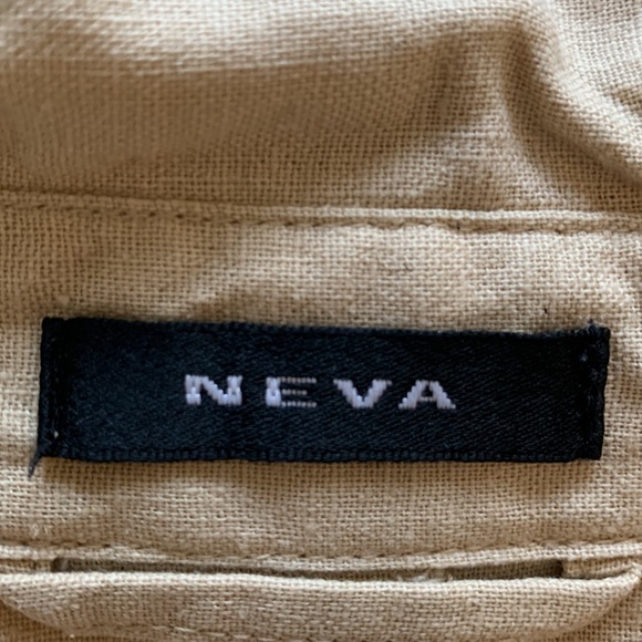 Linen cotton blend Safari style jacket - Picture 4 of 7